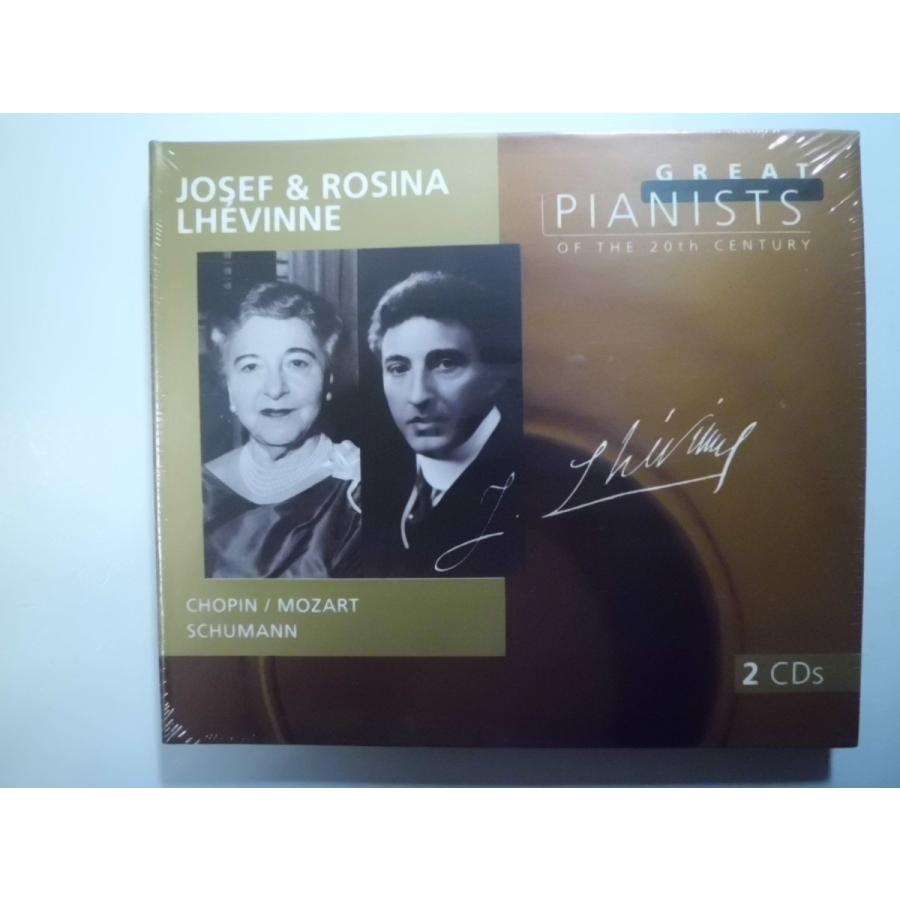 Great Pianists of the 20th Century   Jozef  Rosina Lhevinne CDs    CD