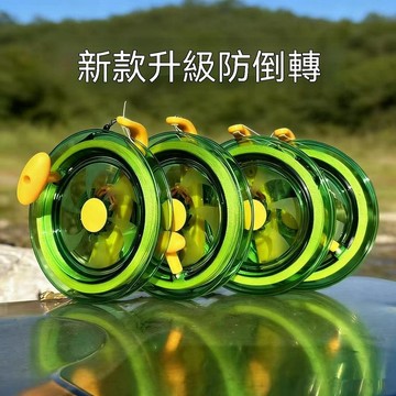 【可打統編】風箏輪盤手握輪 高檔水晶防倒轉大人專用手搖收線釣魚海釣批發 DFRR