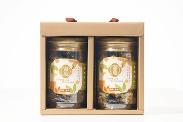 【周周花生糖】南瓜子酥+芝麻酥 雙入禮盒 手工堅果酥糖 減糖不黏牙 健康伴手禮首選