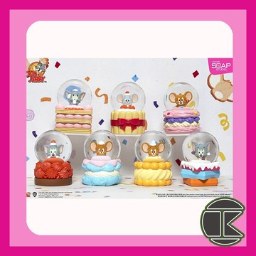 【愛蛋客】補貨中 Tom and Jerry水晶球 湯姆貓 傑利鼠 水晶球 玩具 公仔 盲盒 盒玩 一中盒6入