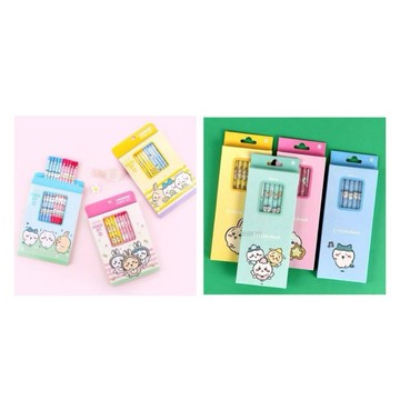 （現貨）韓國吉伊卡哇｜木頭鉛筆 六角形木頭筆/ 5入10入/筆芯2B / chiikawa 小可愛 小八 烏薩奇