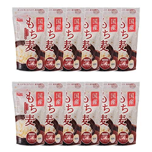 アイリスオーヤマ もち麦 国産 600g ×12袋 チャック付き もち麦ごはん 食物繊維