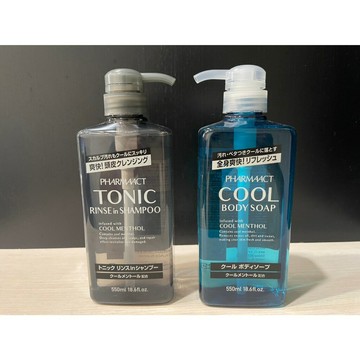 日本 Kumano 熊野Pharmaact COOL 酷涼洗髮精/酷涼沐浴精 550ML