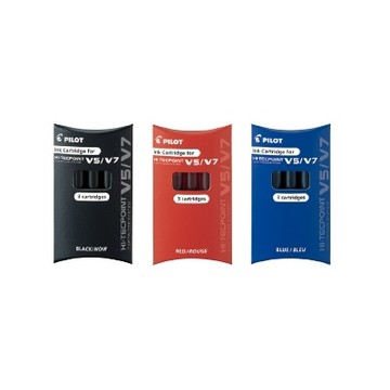 PILOT百樂 卡式V5 鋼珠筆卡水 3支入/盒〖BXS-IC-S3〗