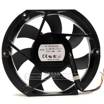 臺達 AFB1512EH HH 12V 3.60A變頻器散熱風扇17225金屬大風量風機