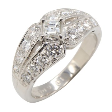 JEWELRY 無品牌珠寶 PT900鉑金 鑽石 戒指 【二手名牌BRAND OFF】