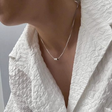 男士女士簡約嘻哈項鍊,獨特個性百搭潮流鎖骨首飾