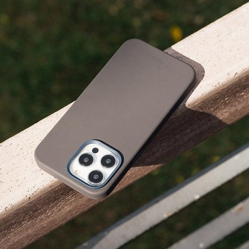 iPhone 14 系列 LinoHue液態矽膠雙色鏡頭防摔手機殼 -灰黑