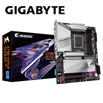 技嘉 Z790 AORUS ELITE AX-W DDR5 主機板+Intel Core i7-14700F 20核/28緒