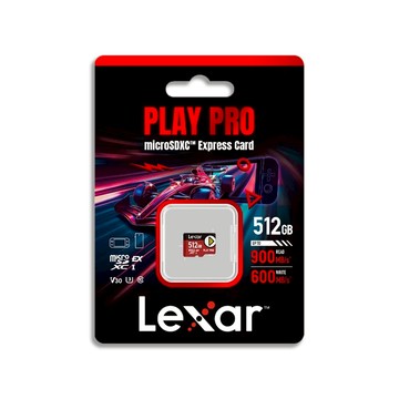 Lexar 雷克沙 PLAY PRO Express 512G micro SDXC 超高速記憶卡 Switch2 專用