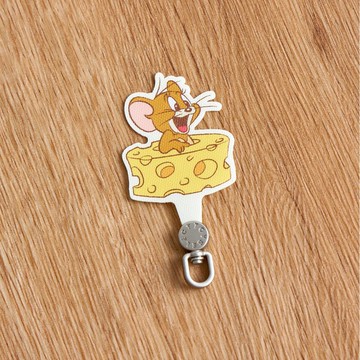 湯姆貓與傑利鼠起司之心旋轉手機掛片/夾片