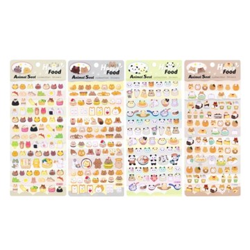 簡單生活 泡泡裝飾貼-貓咪/小熊/熊貓/倉鼠