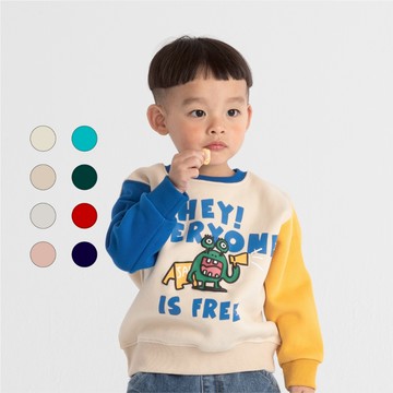 50% Fifty Percent｜中性怪物大學T(童裝) ｜02429911002