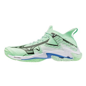 Mizuno 美津濃 WAVE LIGHTNING NEO 3 男排球鞋  27.5cm  綠色 + 白色