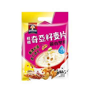 桂格 奇亞籽麥片穀香堅果袋裝29gX10包