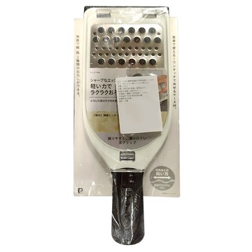 PEARL LIFE 珍珠金屬 雙面蓬鬆大根刨絲器  黑色 + 銀色  1個