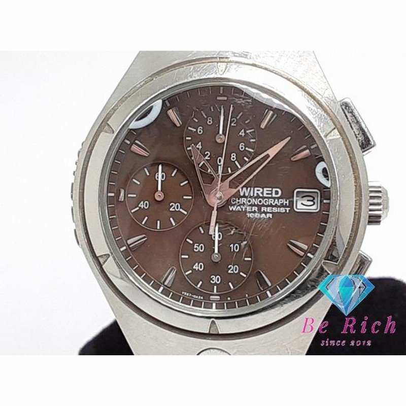 セイコー SEIKO アルバ ワイアード クロノグラフ メンズ 腕時計