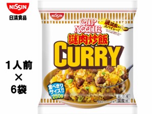 日清食品　冷凍日清カップヌードル 謎肉炒飯カレー　１人前（250ｇ）×6袋入　送料無料（北海道・九州・沖縄離島は除く）冷凍炒飯　冷凍