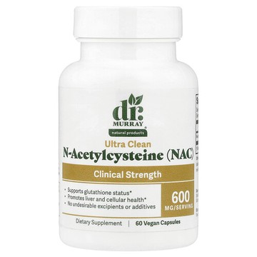 Dr. Murray's, NAC，600 毫克，60 粒全素膠囊