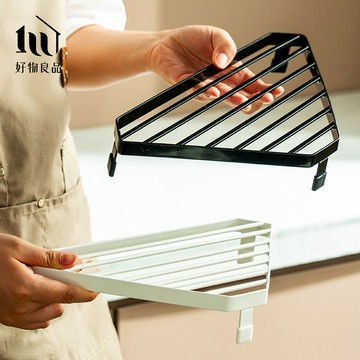 【好物良品】日本廚房金屬角落防燙隔熱置物架