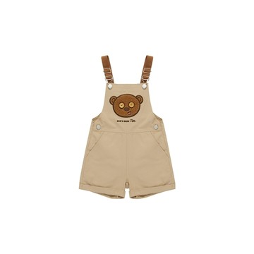 CACO-提姆熊貼布吊帶短褲‧親子款-童【J3US003】