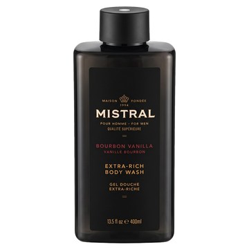 MISTRAL BODY 波本威士忌 洗髮沐浴露 煙燻威士忌  400ml  1瓶