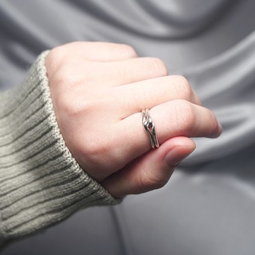 環繞銀戒 單戒 925純銀戒指