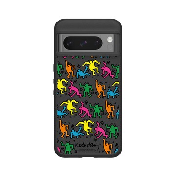 Pixel 8 Pro SolidSuit 黑 - Keith Haring - 跳舞的人