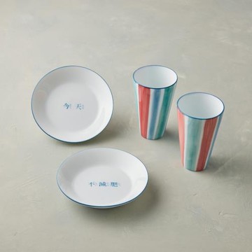 【安達窯】繁體字系列 - 宵夜組 - 4件組(禮盒裝)