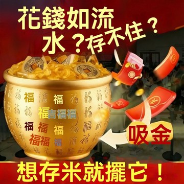 紫南宮過爐開光🙏🏻5月初更新-黃銅聚寶盆創意米缸招財百福缸臥室客廳書房桌面擺件黃銅百福水缸