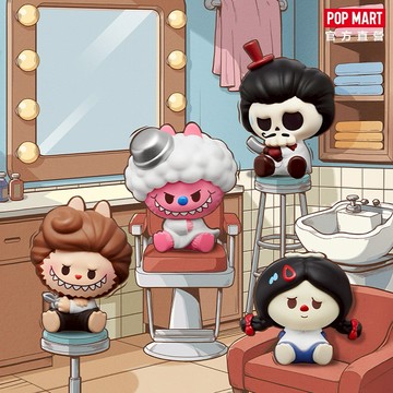 【POP MART 泡泡瑪特】泡泡萌粒 THE MONSTERS 復古理髮店系列公仔(15入)