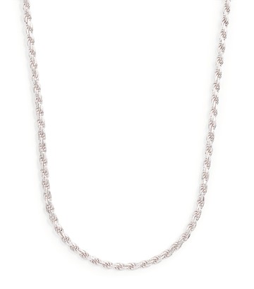 Hatton Labs Sterling Silver Rope Necklace