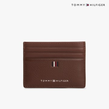 【Tommy Hilfiger】奢感票卡夾_棕色