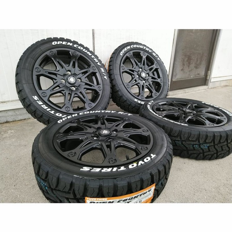 サマータイヤ TOYO オープンカントリー RT ホワイトレター 165/60R15 人気 ハイゼットジャンボ タイヤホイール MUD-X |  LINEショッピング