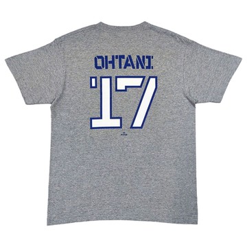 Fanatics-洛杉磯道奇隊大谷翔平背號17號短T-灰(男)