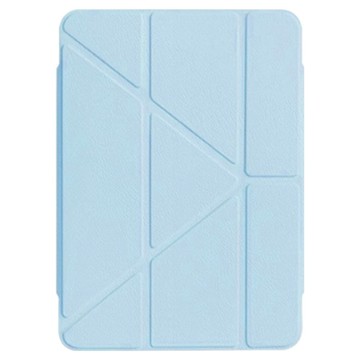 YUNMI 智慧休眠帶筆槽搭扣Y折支架防摔皮套保護殼  iPad 11 11吋 (2025年) + iPad 10 10.9吋 (2022年)  藍色  1個