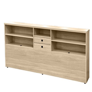 IHouse-保羅 台灣製木心板 7尺收納床邊櫃/收納櫃/置物櫃白梧桐