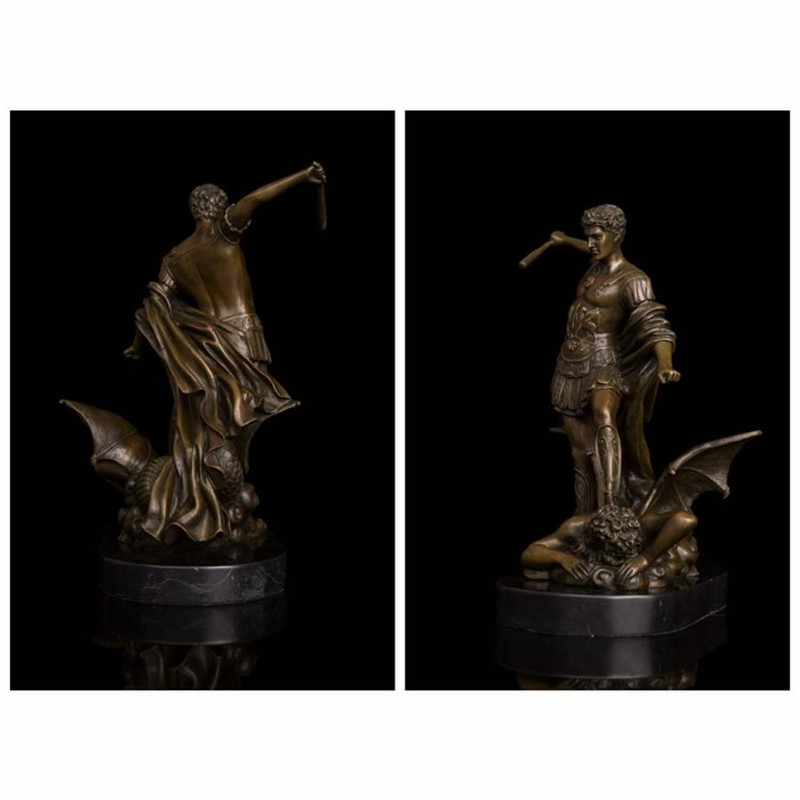 大人気ブロンズ像戦う戦士インテリア彫刻銅像