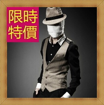 現貨+預購 西裝背心西服馬甲-韓版時尚修身男外套2色57h2【獨家進口】【米蘭精品】