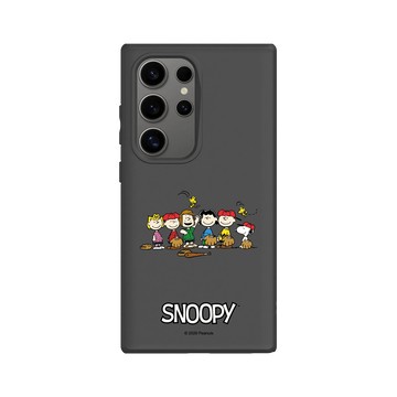 Galaxy S24 Ultra SolidSuit 黑 - 史努比 Snoopy - 一起打棒球！