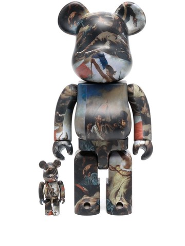 MEDICOM TOY - Eugène Delacroix BE@RBRICK figure set - unisex - PVC - One Size - Black