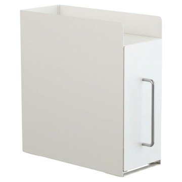AOTTO 廚房檯面單抽拉收納置物架 KC-099  白色  14.4 x 35 x 37.3cm  2層