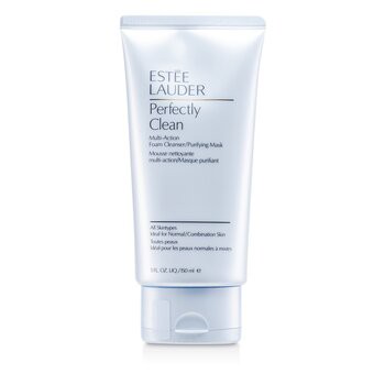 Estee Lauder 雅詩蘭黛 細緻煥采雙效保濕潔面霜 Perfectly Clean Multi-Action Foam Cleanser/ Purifying Mask 150ml/5oz-卸妝/洗面乳