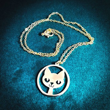 圓形貓咪墜飾 : Amore Accessories