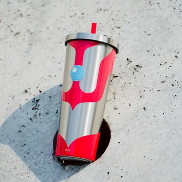超人力霸王環保杯 - ULTRAMAN｜正版授權｜不銹鋼環保杯吸吸管組合商品｜A Plastic Project