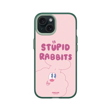 iPhone 15 Clear 憂墨綠 - KINGJUN - Hello STUPID RABBITS！