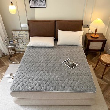 乳膠床墊石墨烯抗菌保暖墊子遠紅外升溫一件代發床護墊