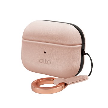AirPods Pro 2 皮革保護套 - 霧粉色