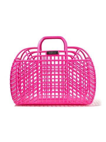 Mini Melissa - Refraction logo-plaque shoulder bag - kids - PVC - One Size - Pink