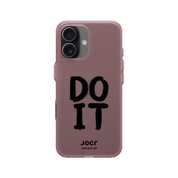 iPhone 17 Clear (相機按鈕) 晶醺玫 - JOCR - DO IT Black